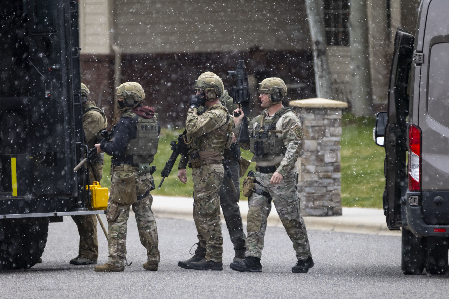 Police standoff
